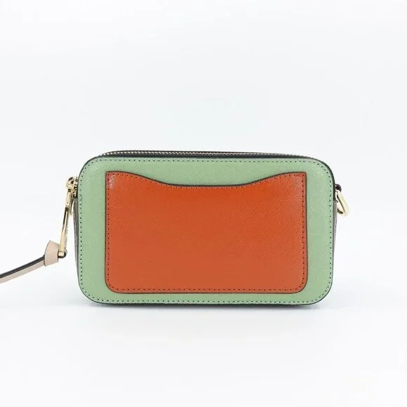 Marc Jacobs Snapshot Small Leather Camera Bag Green OS